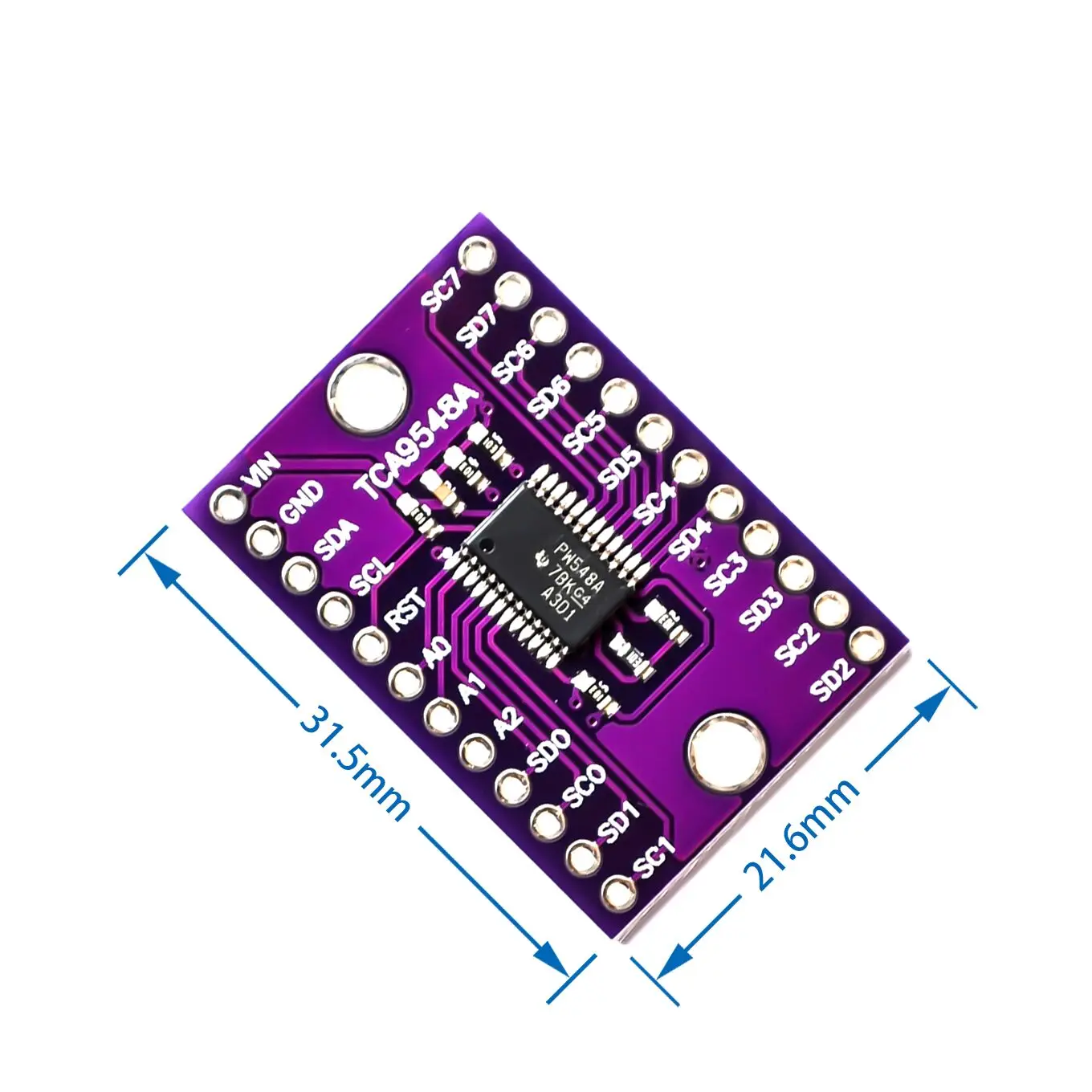 TCA9548 TCA9548A 1 to 8 I2C канальная многоканальная плата расширения IIC разработки