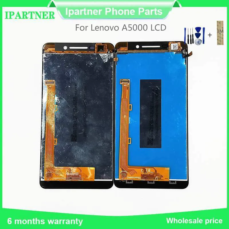 

High Quality LCD For Lenovo A5000 LCD Display Screen With Touch Screen Digitizer Assembly 5.0 Inch With Tools
