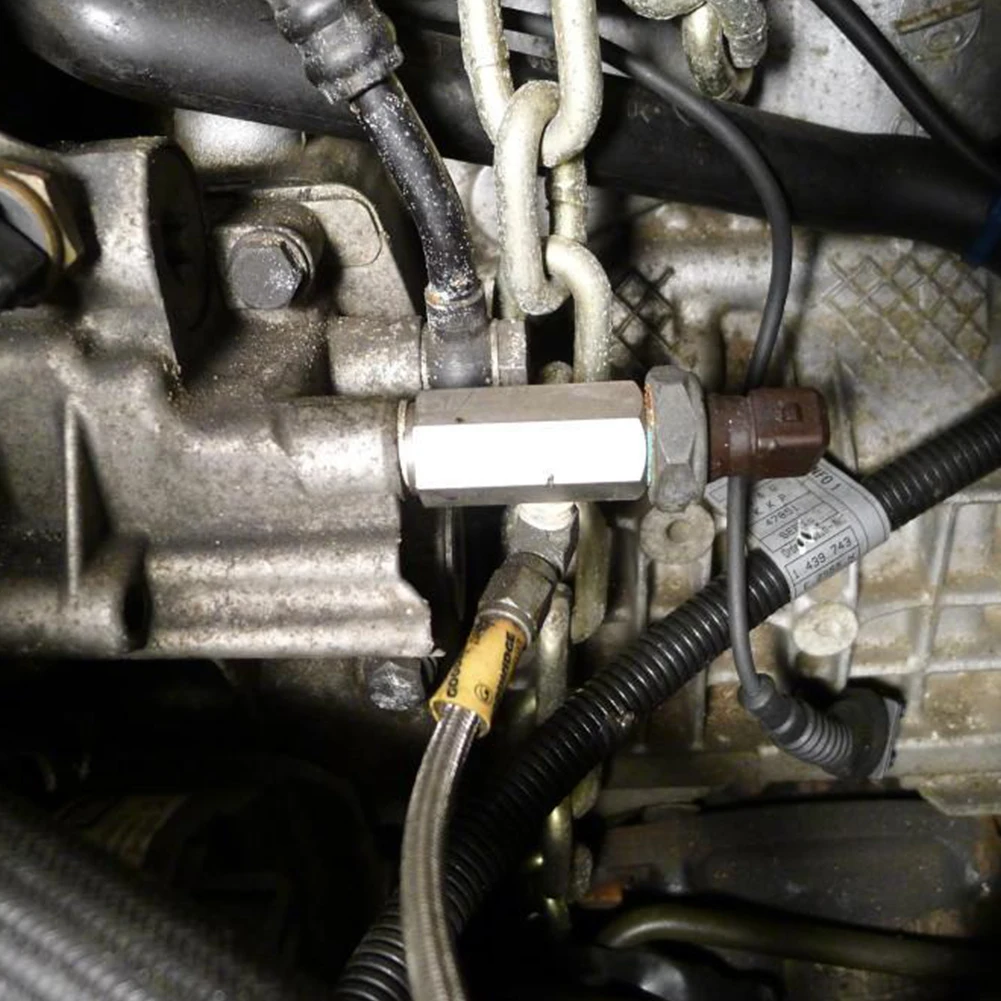 

Connector Turbocharger Feed Line Gauge Oil Pressure Sensor Tee Stainless Steel Universal Tool Car Turbo Supply 1/8inch Auto Mini