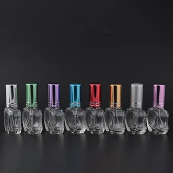 

MUB - Apple Shape 10ml Clear Glass Spray Bottle Portable Perfume Refillable Bottle Atomizer