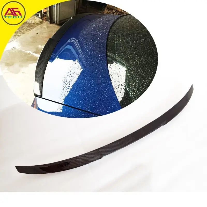 Carbon fiber M-sport style back trunk spoiler boot lip wing auto rear for Audi A3 S3 sedan 2013+ |