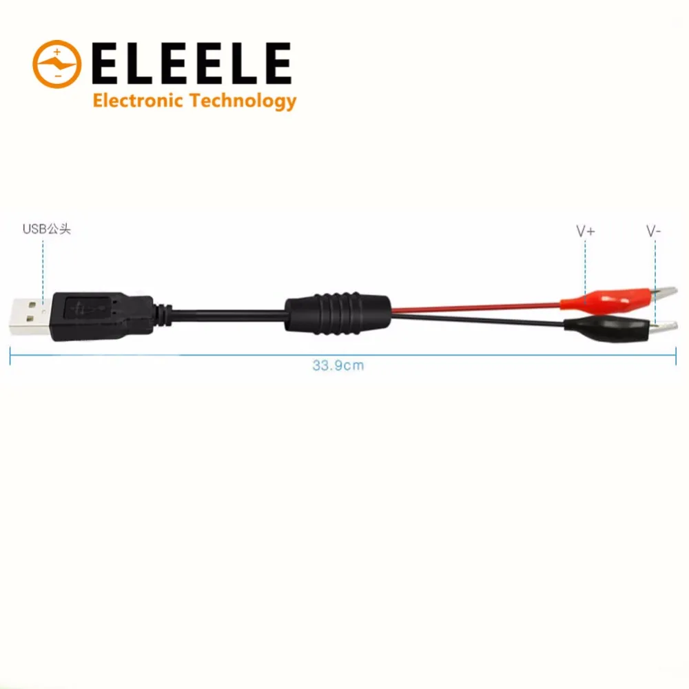 USB зажим-крокодил провод мужской/женский к USB тестер детектор постоянного тока измеритель напряжения мощность амперметра измеритель мощности монитор DX35