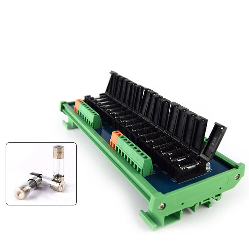 

8/16-way insurance module, universal fuse, DC AC 24V current overload protection, can be customized
