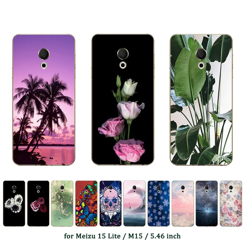 Мягкий силиконовый чехол из ТПУ для Meizu 15 Lite M15 5 46 дюйма | Мобильные телефоны и