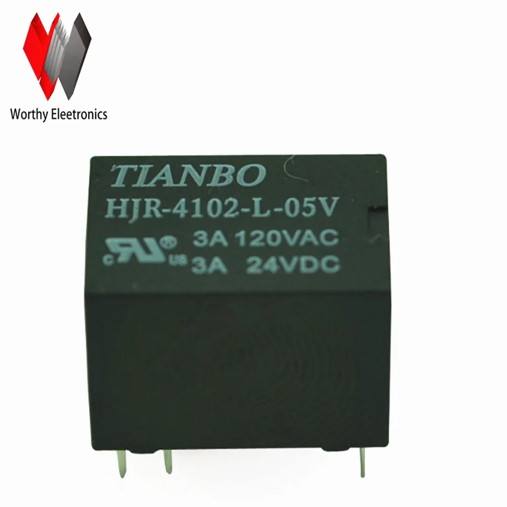 

wholesale 10pcs/lot relay HJR-4102-L-05V