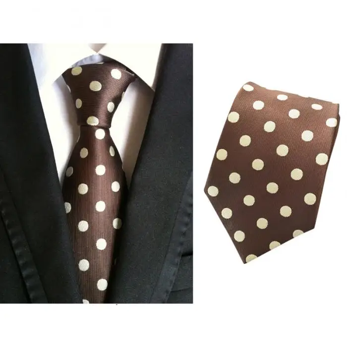 Мужские галстуки с большим точечным полиэстером в форме стрелы, галстук для работы, подарки для мужчин GDD99