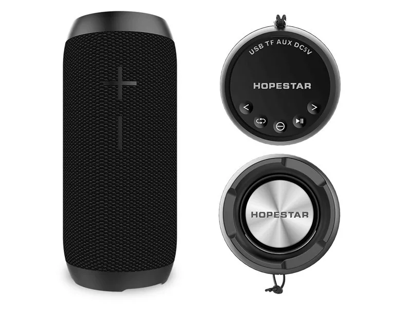 HOPESTAR P7 EStgoSZ Bluetooth динамик беспроводной Водонепроницаемый IPX6 Колонка коробка бас мини сабвуфер Портативный с TF карта USB FM микрофон