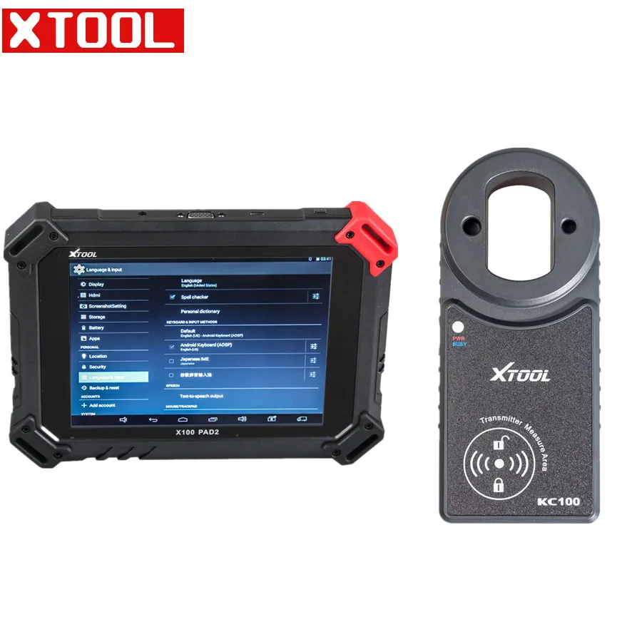 

XTOOL X-100 X100 PAD2 with KC100 Adapter Special Functions Expert for 4th & 5th IMMO PAD2 Pro PIN Code Reader Diagnostic Tool