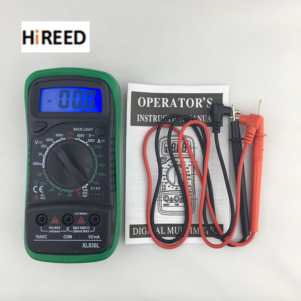 HIREED XL830L Hot sales Digital Multimeter Portable multi meter AC/DC