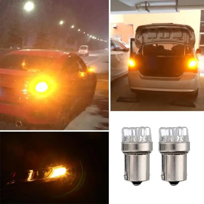 2шт Высокая яркость DC 12V BA15S 1156 9 светодиодный Автомобильный задний стоп