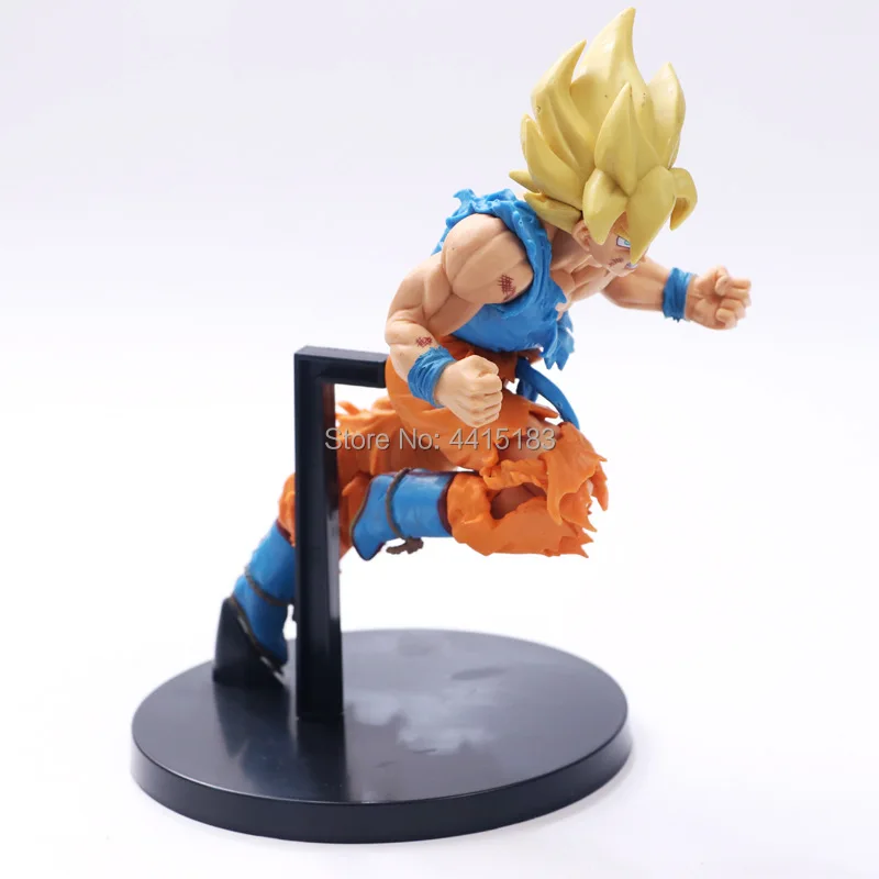 Anime Dragon Ball Z 50th Anniversary Super Saiyan Goku PVC Action Figure Doll Model Toy Halloween Christmas Gift For Children