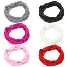 Мягкая Женская эластичная Беговая широкая повязка для волос повязка головная для йоги тюрбан Высококачественная тканевая повязка головная для йоги