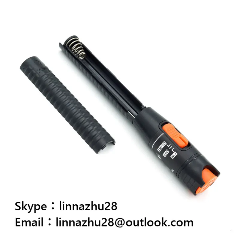 

Plastic fiber red pen 10 km fiber test pass light pen pen red light source fiber optic tools