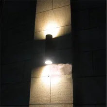 100-240Vac 36 Вт IP65 Двусторонняя цветное излучение на открытом воздухе с поверхностным монтажом светодиодный настенный светильник для fascade, вилла, дом, крыльцо, гараж