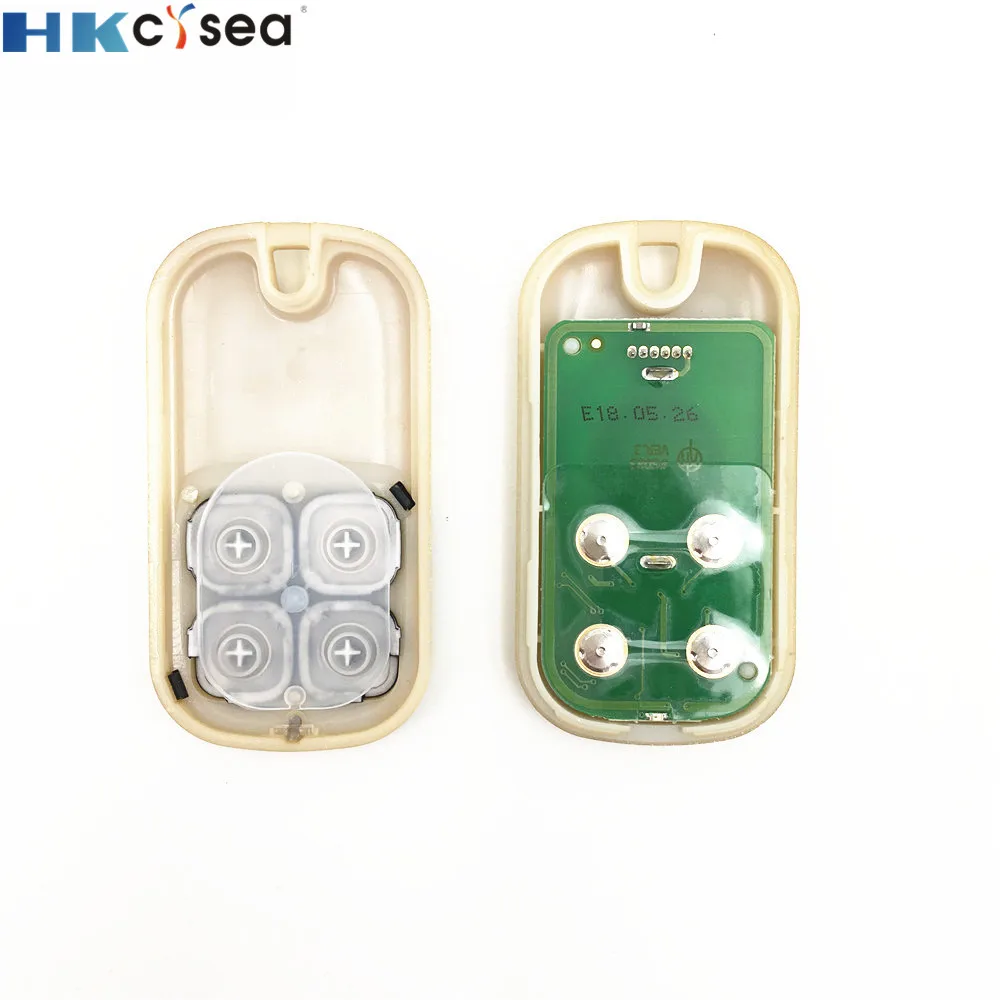 HKCYSEA 1 шт. новая модель золотого цвета 4 кнопки Xhorse VVDI2 Автомобильный ключ дистанционного управления Английская версия для VVDI ключ инструмент