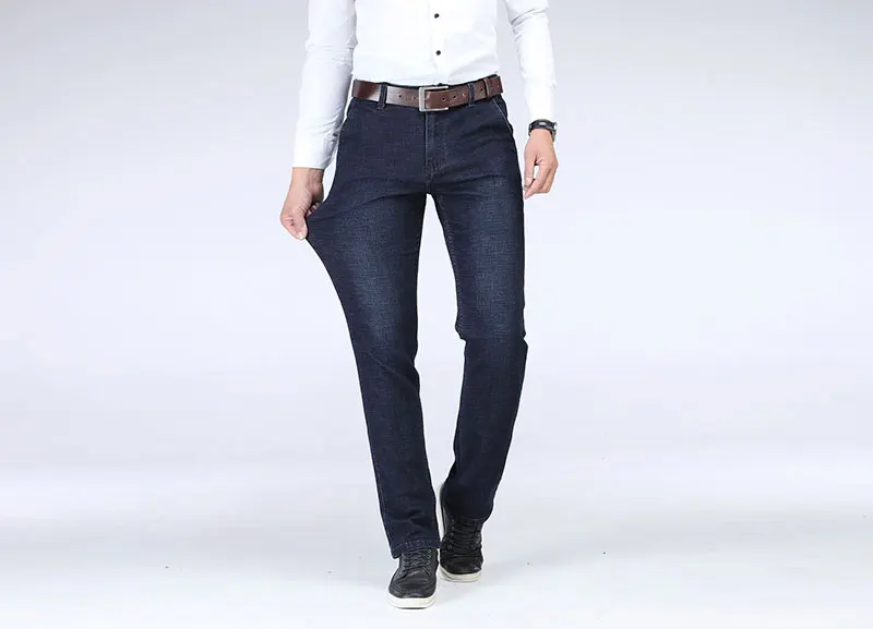 2019 одежда дизайнерские джинсы мужские высокого качества брендовые темно-синие джинсовые брюки длинные брюки прямые модные мужские