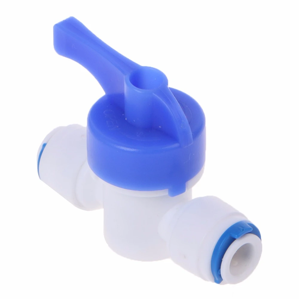 Jilin 1/4 Inline New Ball Valve Quick Connect Shut Off for Water Reverse Osmosis Jilin 1/4 Inline New Ball Valve Quick Connect Shut Off for Water Reverse Osmosis