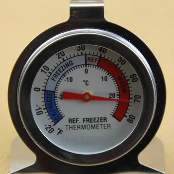 

Taylor 3507 TruTemp Refrigerator / Freezer Dial Type Stainless Thermometer
