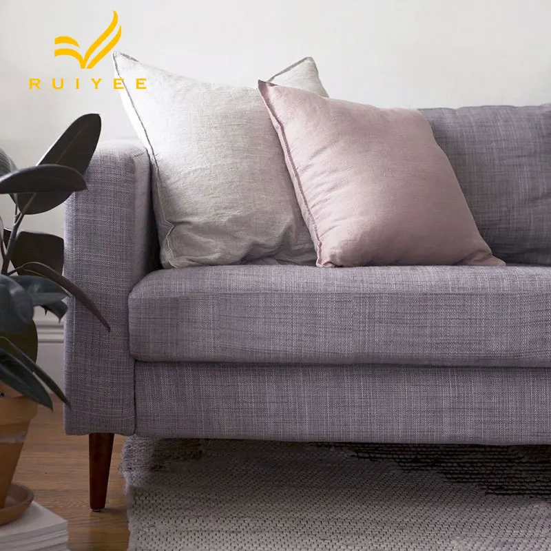 

Imitative washed pure linen hug pillowcase RUIYEE family decorative pillowcase European pillow pillow sofa cushion without core