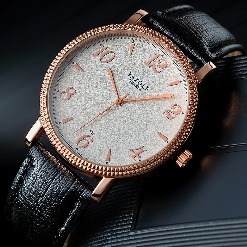 Мужские часы лучший бренд класса люкс YAZOLE модные для мужчин Erkek Kol Saati Reloj Hombre