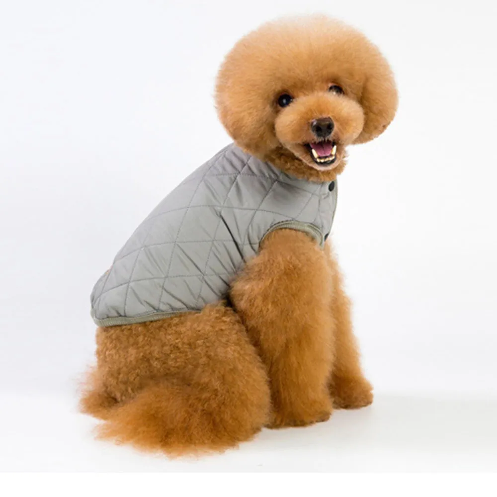 Transer Dog jacket Pet Clothes Cotton Blend Fashion Winter Sweater Jackets Lovely Clothing Costume 18 Dec4