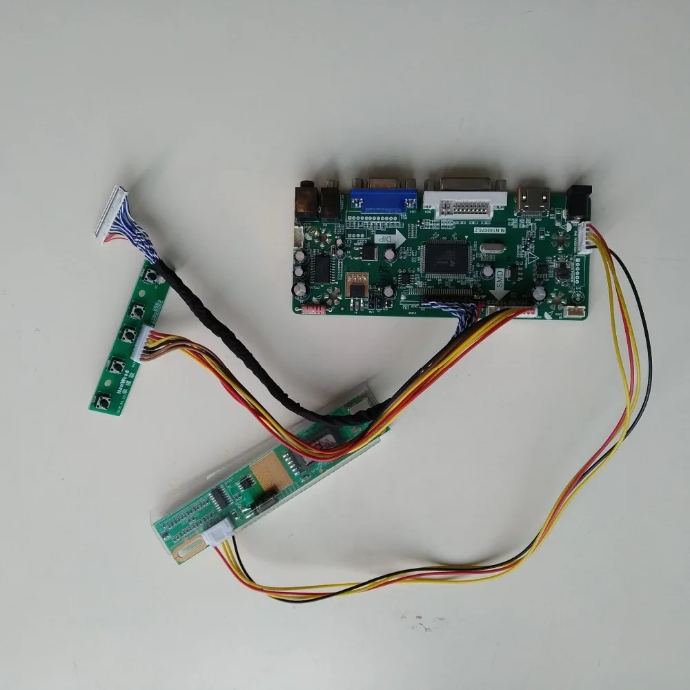 M.NT68676 HDMI DVI VGA LCD DIY комплект платы контроллера для LP171WP4(TL)(B3)/(TL)(B4) 1440*900 панель