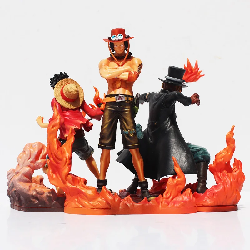 action figure luffy ace sabo