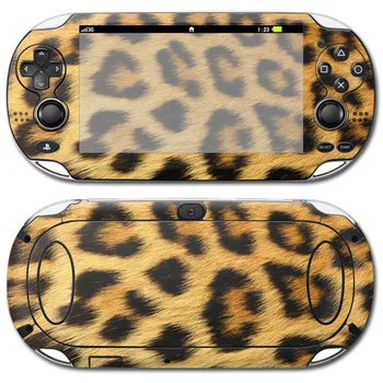 

Free drop shipping for Leopard skin sticker for PSVITA 1000 front and back decals #TN-PV1000-0026