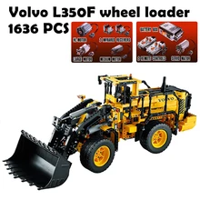 20006 1636 PCS série Volvo L350F técnica carregadeira de rodas Kit Modelo de Construção Blocos Bricks toy Compatível com lego 42030
