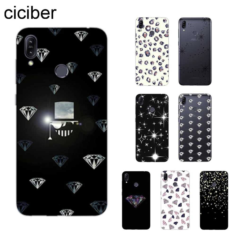 

ciciber Fashion Diamond Cover For ASUS Zenfone Max Pro M1 ZB601KL ZB602KL Max Pro M2 ZB631KL ZB633KL Phone Cases Soft TPU Shell
