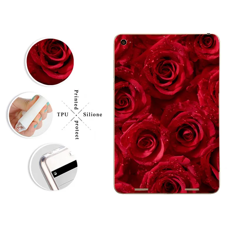 

Colorful Multi-Style Custom DIY Tablet Cover For Xiaomi Mi Pad Mi Tab 1 2 7.9 '' MiPad 4 Plus 10.1 Silicone Soft Ultra Thin Case