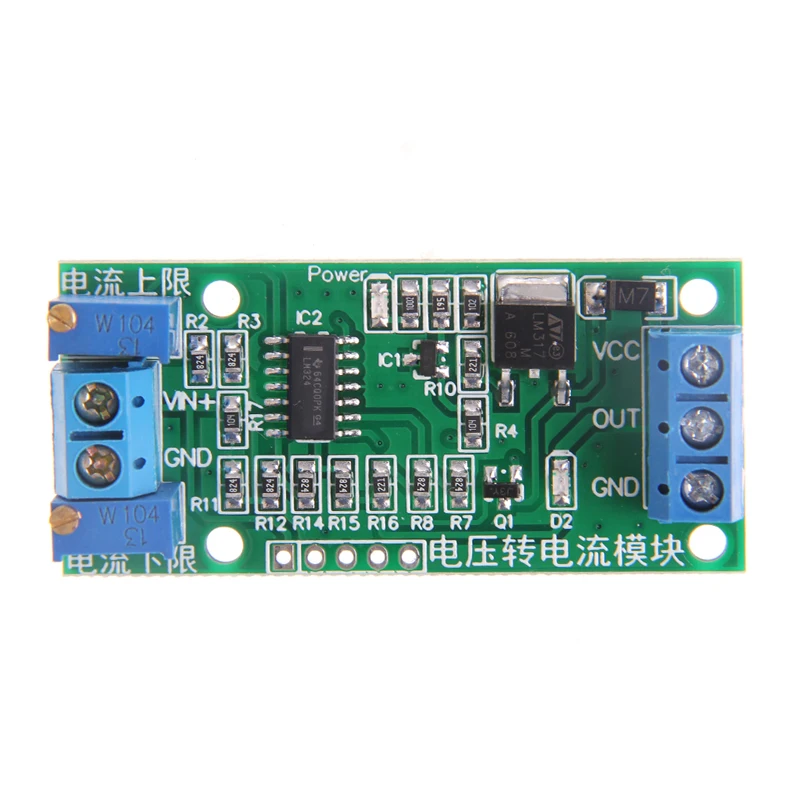 

Voltage to Current Signal Transmitter 0-5V to 4-20mA Linear Conversion H02
