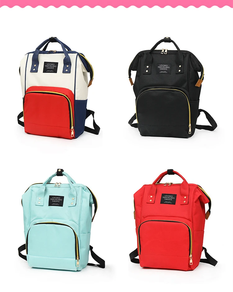 Durable Baby Diaper Bag Fashion Mummy Maternity Nappy Bag For Mom Travel Baby Care Backpack 2019 Multifunction Mother Organizer (9)
