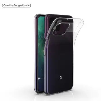 

100Piece/Lot For Google Pixel 4 XL 4XL Phone Case Ultra-thin Transparent TPU Silicone Cases Coque Fundas Capa Pixel4 Pixel4XL