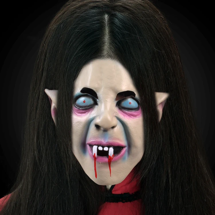 

Halloween Mask Sadako Pullover full head Horror Mask Party Goods Cosplay ghost