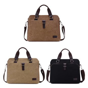 

Retro Fashion Laptop Handbag For Men Leisure Travel Bag Briefcase Bussiness Notebook Bag 13.3 15 Inch For Macbook Air Pro 13 15