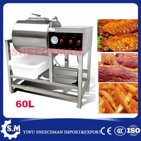 60L Commercial Vacuum Meat Salting Marinated Machine hamburger pickling