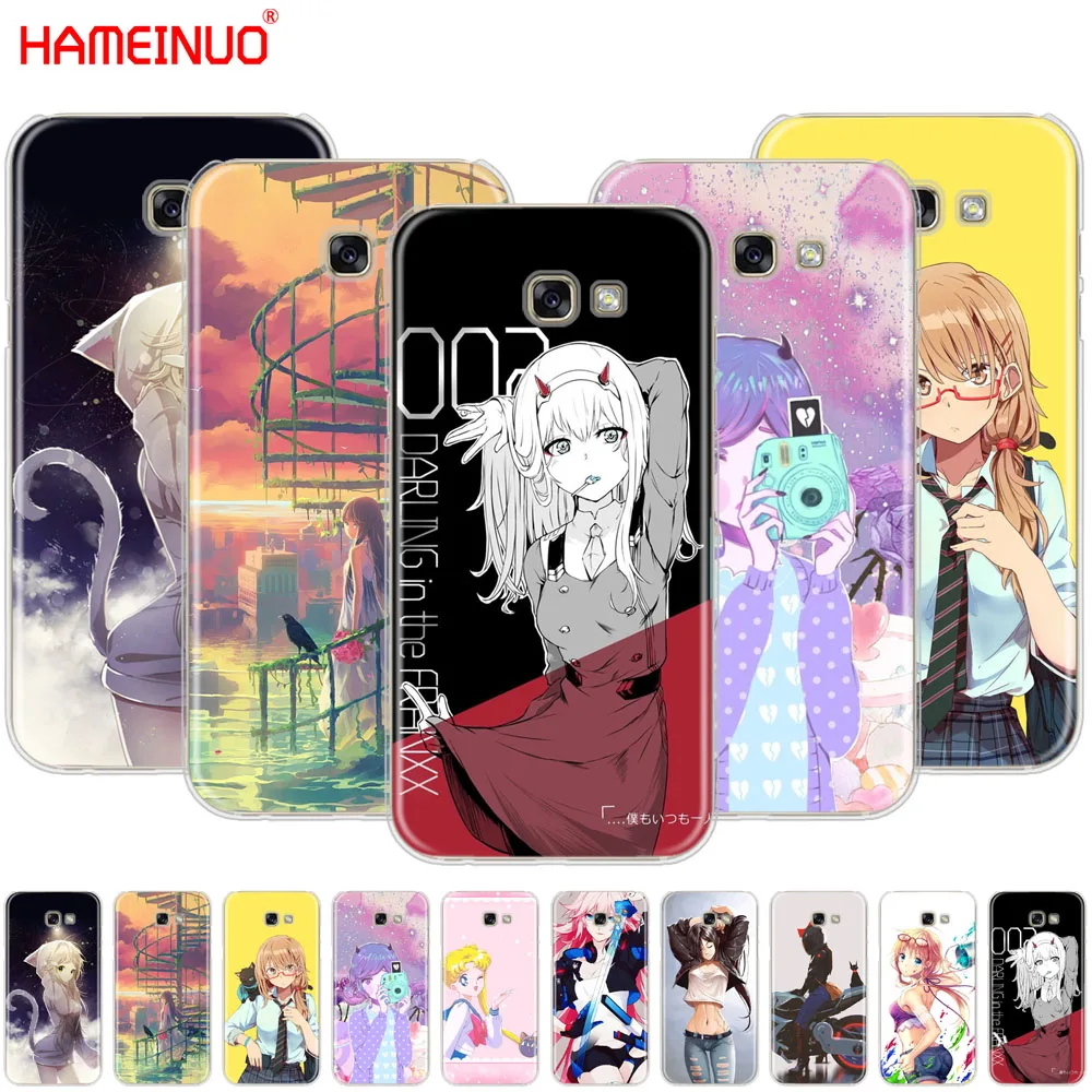 

HAMEINUO THE Anime girl 02 cell phone case cover for Samsung Galaxy A3 A310 A5 A510 A7 A8 A9 2016 2017 2018