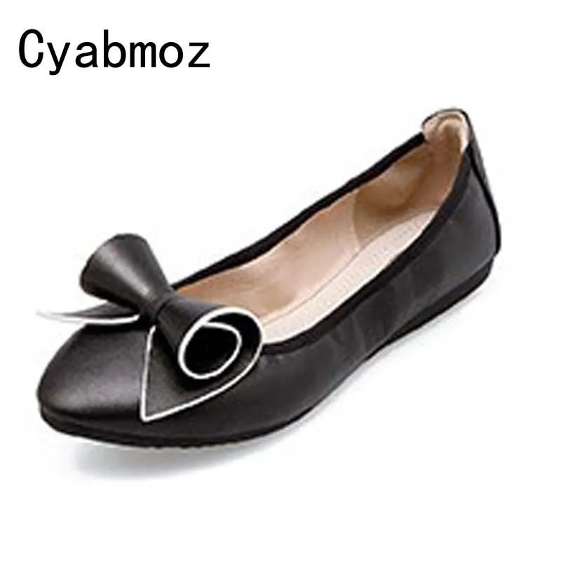Bowtie 34 2018 blue silver Grande white black Cyabmoz Mocassins Pink gold Oeuf 45 Taille Danse Nouvelles Casual Chaussures Confortable Femmes Doux Ballet Rouleaux Pliage Appartements wTnFq4RI