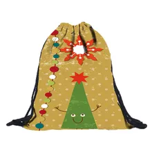 Echoshine нетканые сумки женская сумка на шнурке 3D цифровой принт букет рюкзак с карманами школьная сумка для обуви рождественские подарочные пакеты A30