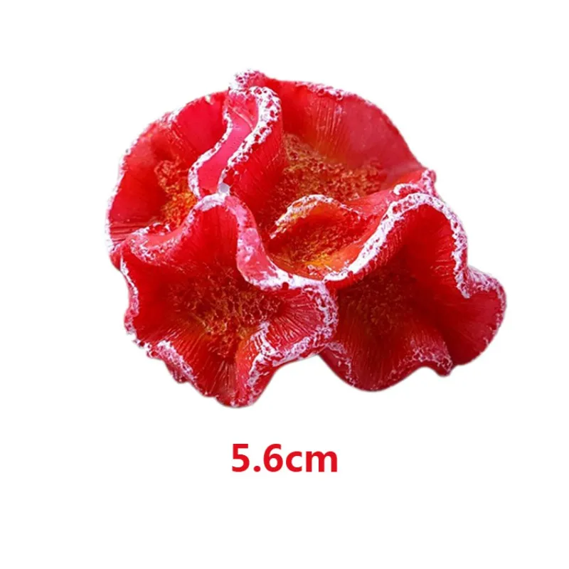 

Aqua Red Resin Artificial Sea Marine Coral For Fish Tank Aquarium Decoration Landscaping