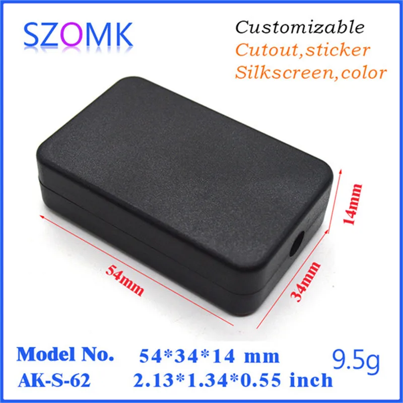 

5 pieces a lot, 54*34*14mm electronic diy enclosure plastic distribution enclosure plastic abs small plastic case outlet boxes