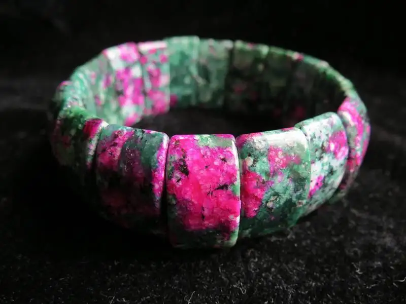 

432 hawaii style natural rose green jade quartz crystal bracelets heal