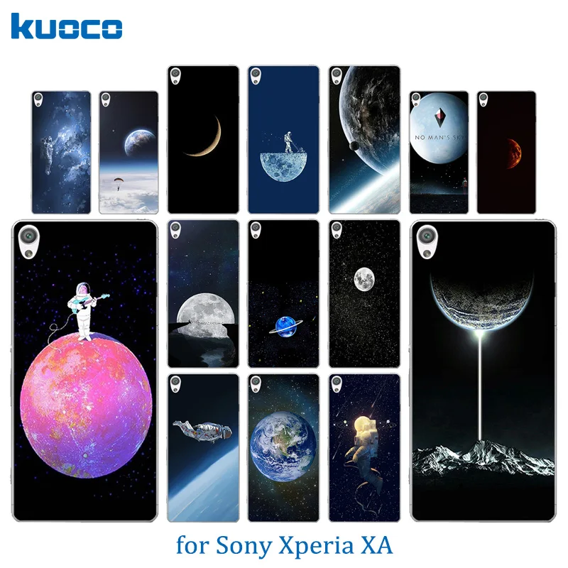 5 0 дюйма для Sony Xperia XA F3111 космический мир шаблон Мягкий Силиконовый ТПУ прозрачный