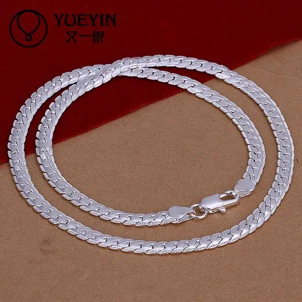 

20 Inches Snake Chain New Arrive Hot Sale Silver Plated Women Men Necklace Jewelry for Pendant