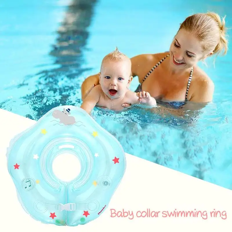 Новая музыкальная Надувная Детская лодка для купания, безопасное кольцо для шеи для новорожденных, круг для купания, безопасность для