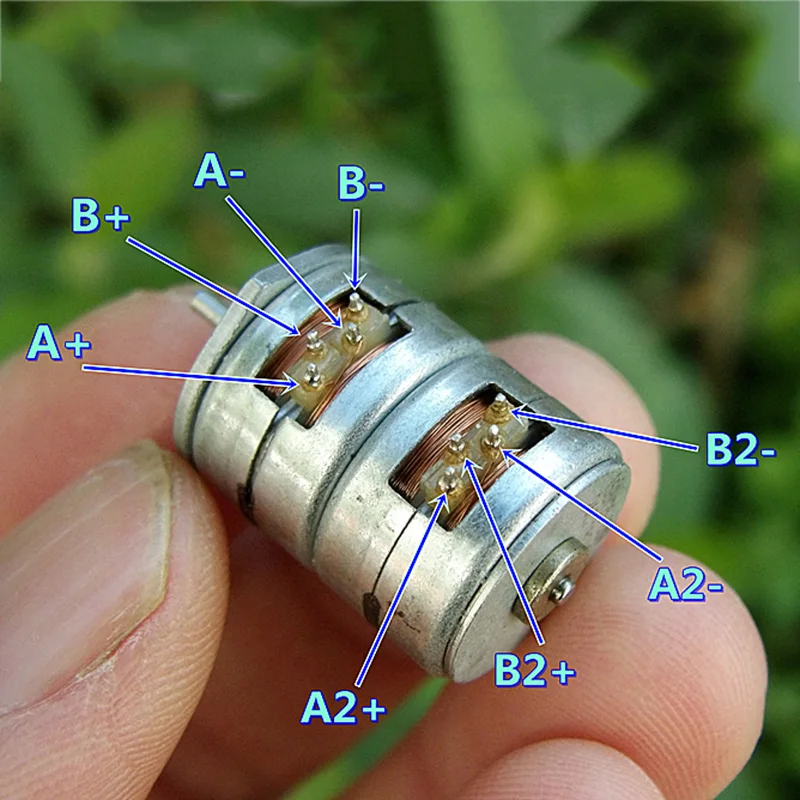 15BY25 микро 15 мм шаговый двигатель 2 Фаза 4 провода 26 Ом серии Тип двигателя DIY часть