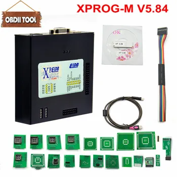 

XPROG V5.55 V5.84 USB Dongle With Full Adapters XPROG-M Better Than XPROG V5.60/V5.0 X prog Metal Box