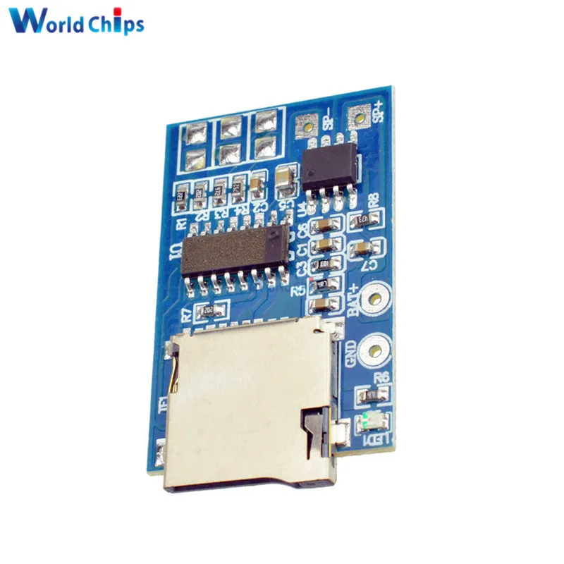 2 шт. GPD2846A TF карта MP3 декодер плата Вт модуль усилителя 3 7 В/5 В для Arduino GM питания с