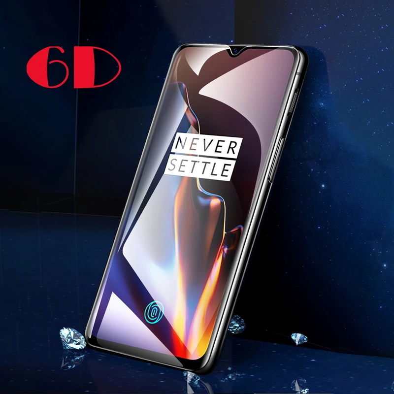 

6D Tempered Glass For Oneplus 6T 5T Screen Protector Film For Oneplus 6 5 Full Cover Protective Glass One Plus 7 Screen Protect